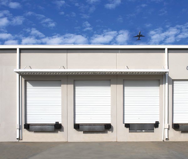 insulated wind load commercial garage doors