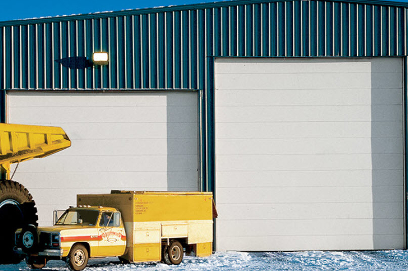 thermacore sectional steel doors model 599