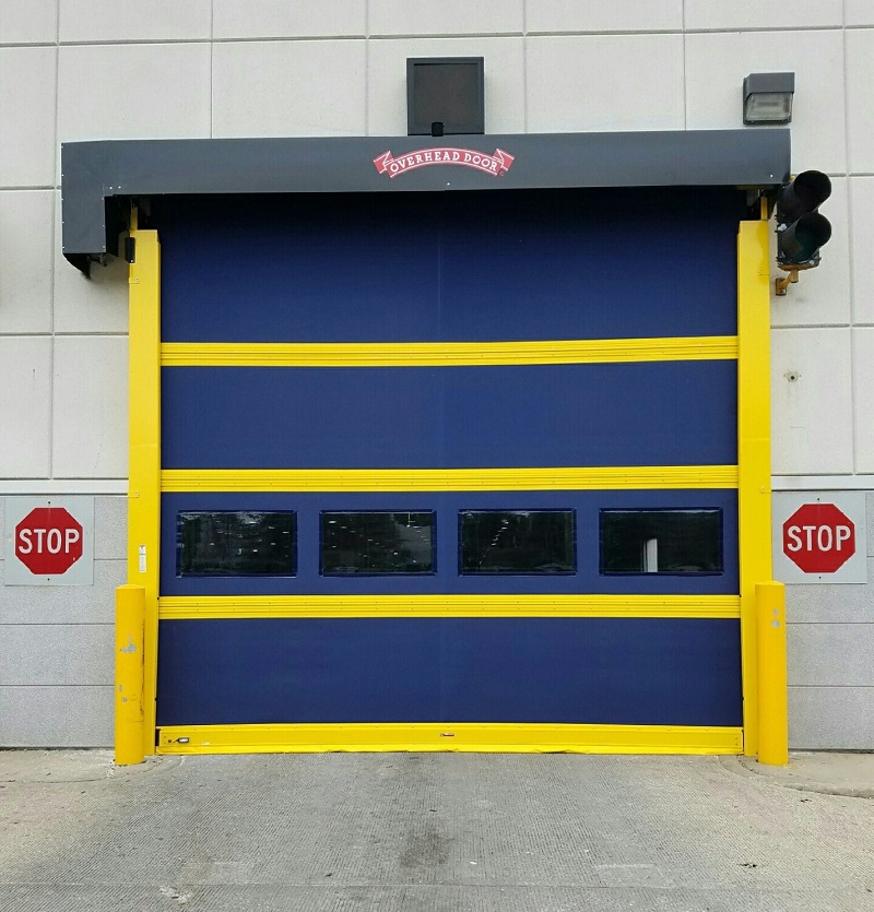 fabric high speed performance commercial door 