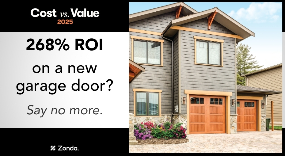 garage doors cost vs value top project