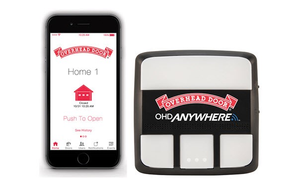 overhead door ohd anywhere app and opener