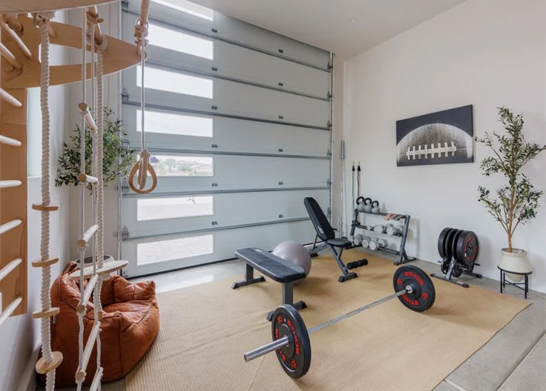 garage gym conversion