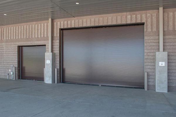 commercial rolling springless service door 