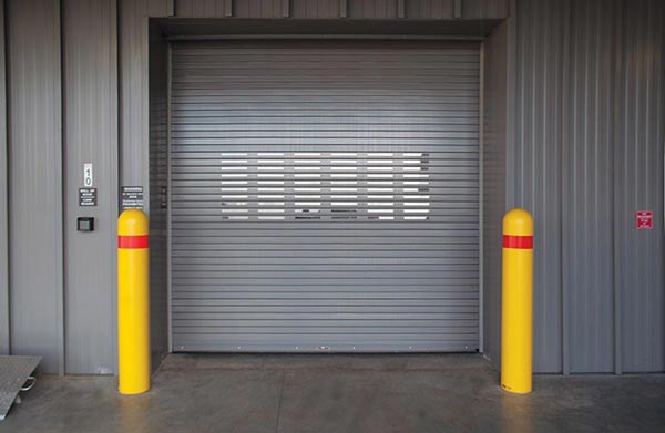 rolling springless service commercial door 