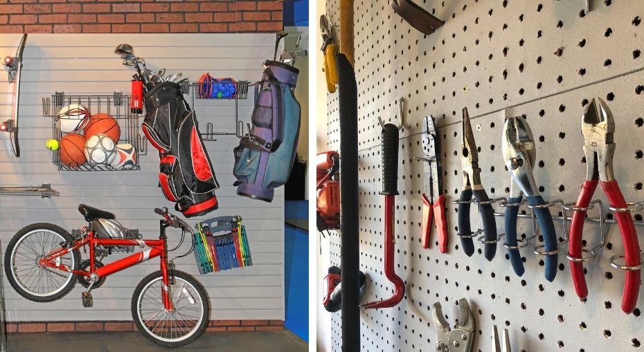 garage organization pegboard