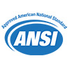 approved american national standard blue logo