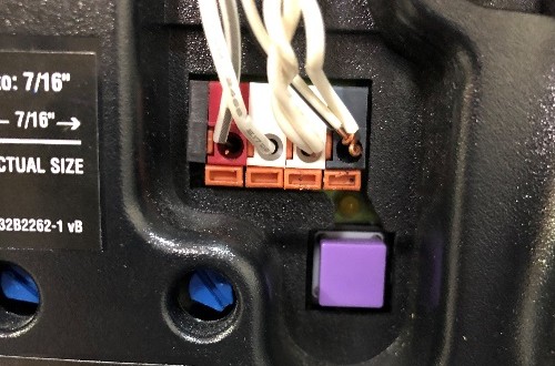 3 door garage opener installation terminal