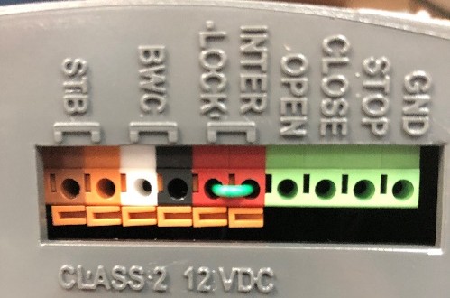 3 door garage opener installation terminals