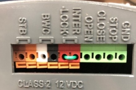 garage door opener interlock circuit jumper