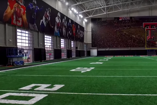 Texas Tech Practice Facility Interior