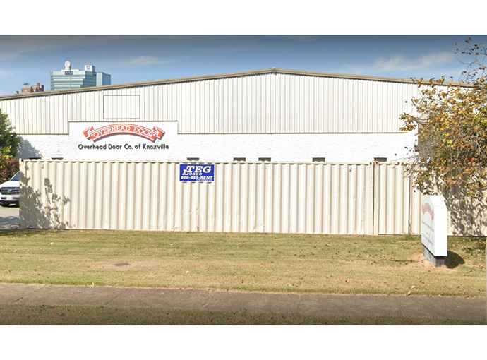 overhead door company of knoxville store front