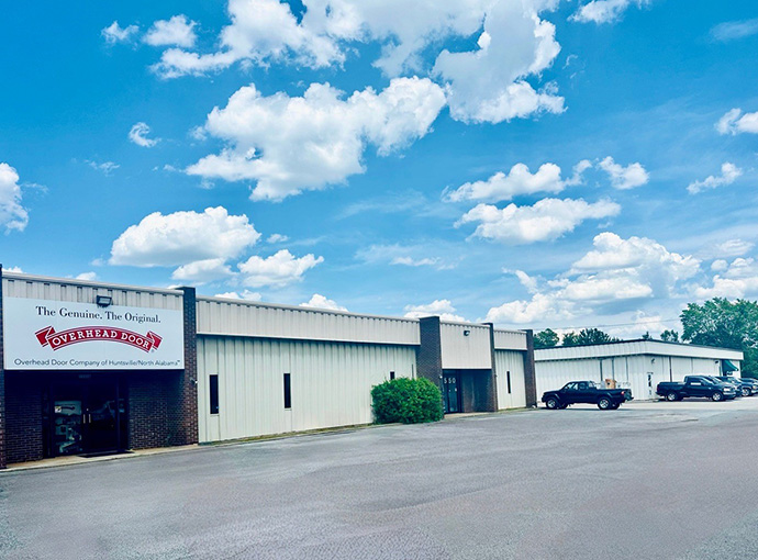 storefront of overhead door company of north alabama
