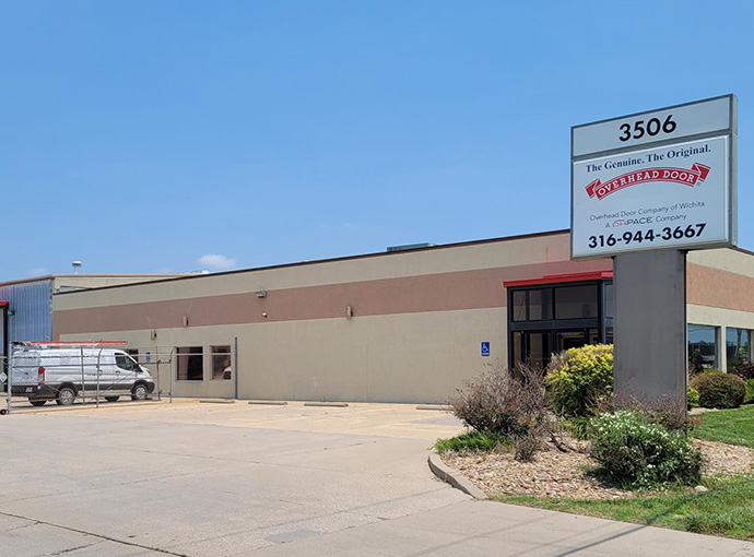 overhead door wichita storefront