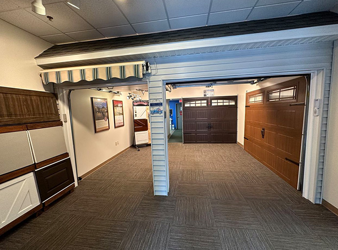 overhead door company of Albany showroom