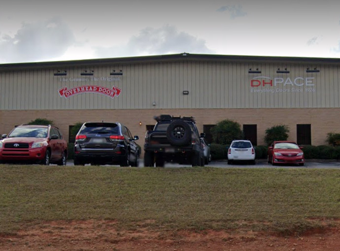 overhead door company of greenville store front
