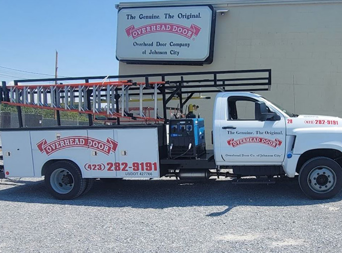 overhead door company of johnson city store front