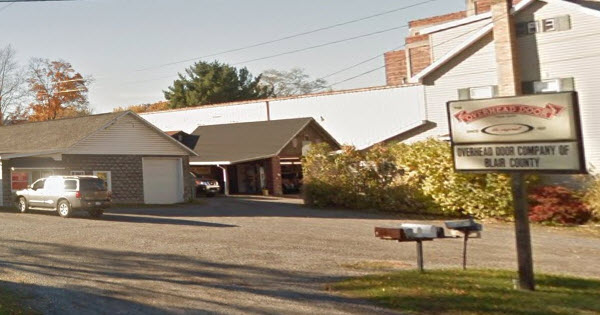 overhead door blair county pennsylvania storefront