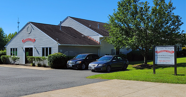 overhead door company fredericksburg virginia storefront