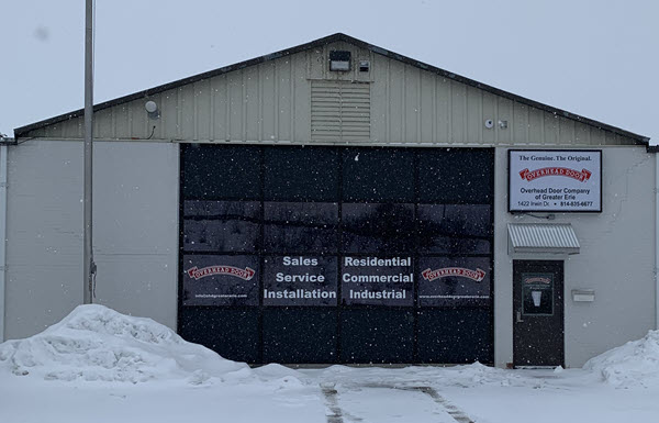 overhead door company greater erie storefront