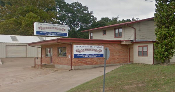 overhead door company mt pleasant texas storefront