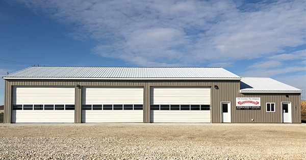 overhead door company northeast iowa storefront