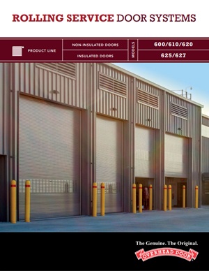 commercial rolling service doors brochure cover