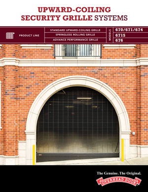 upward coiling grilles brochure cover