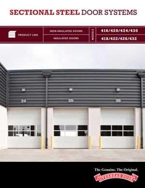 commercial sectional doors brochure cover