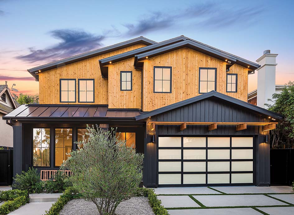 black satin glass garage door