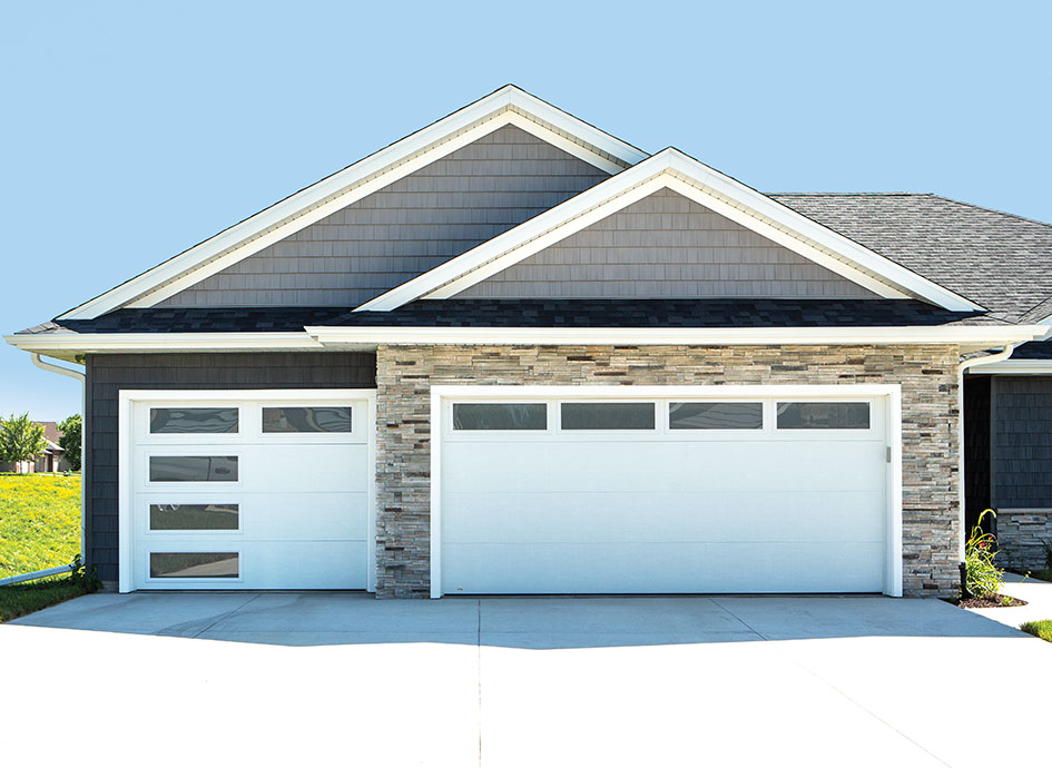 modern white garage thermacore