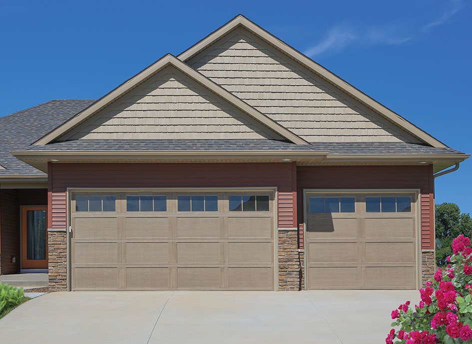 carriage house double car garage door