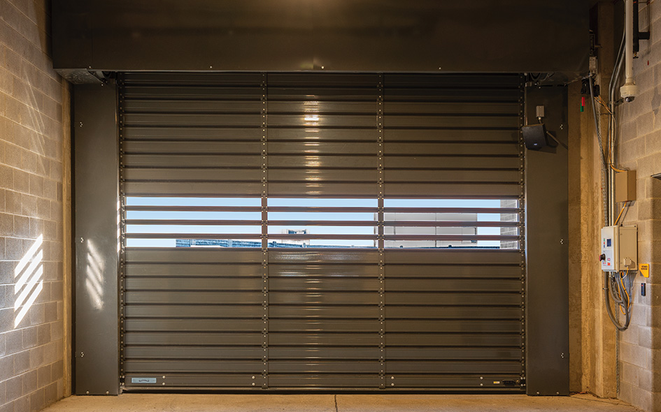 high speed metal commercial door