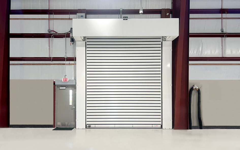 custom color high speed metal door
