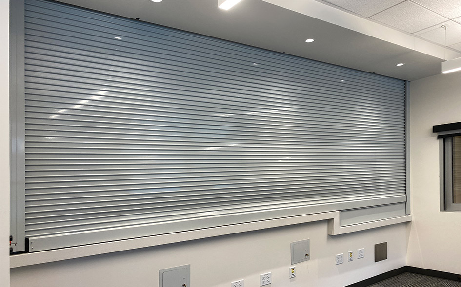 rolling steel counter door