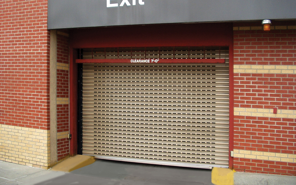 rolling steel service door