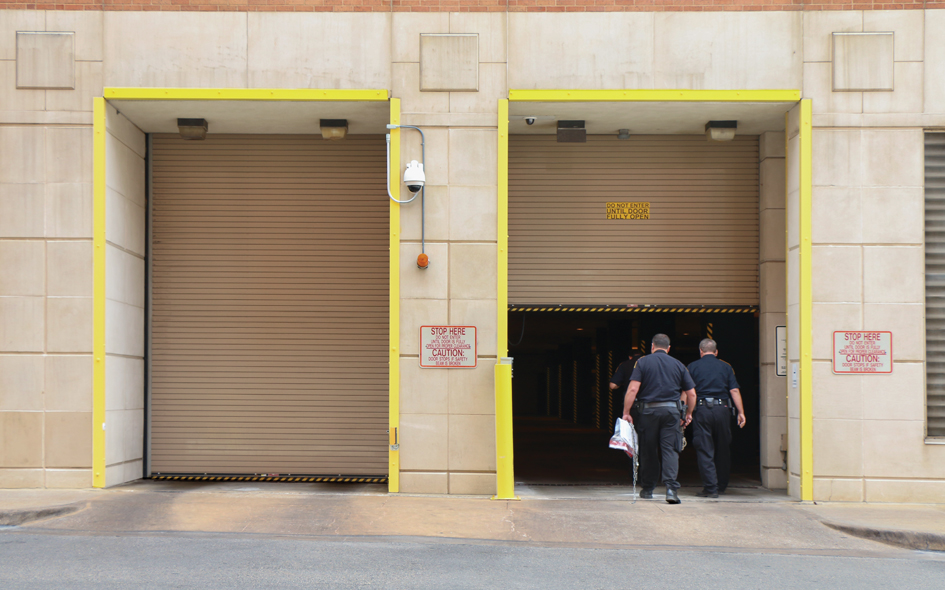 rolling steel service doors