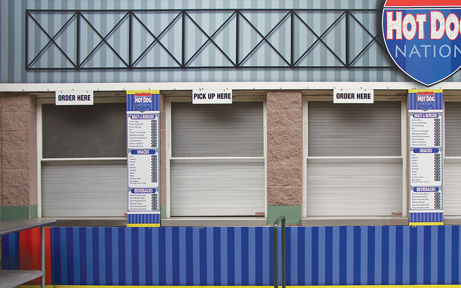 commercial rolling counter door