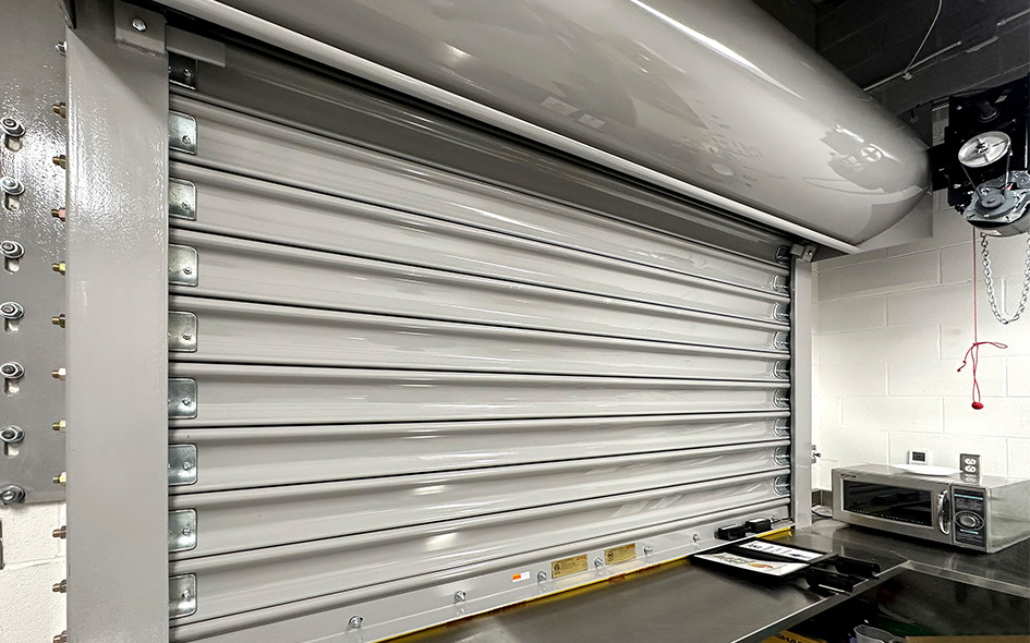 rolling steel storm shelter door