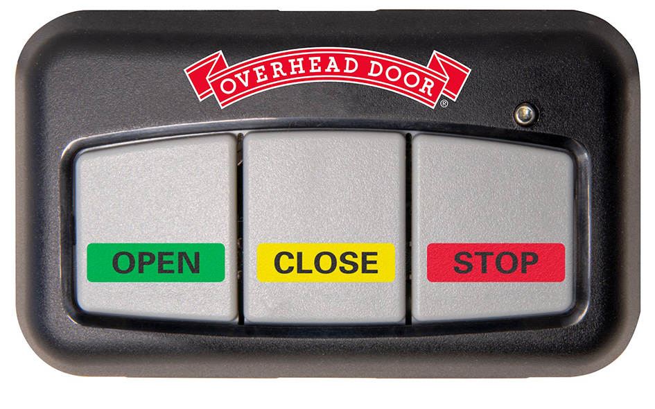three button commercial door remote