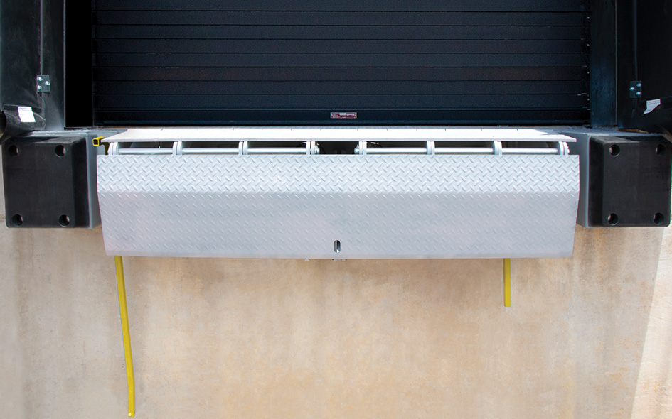 edge of dock equipment close up
