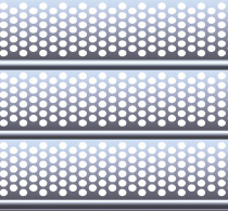 perforated slat exterior shutter