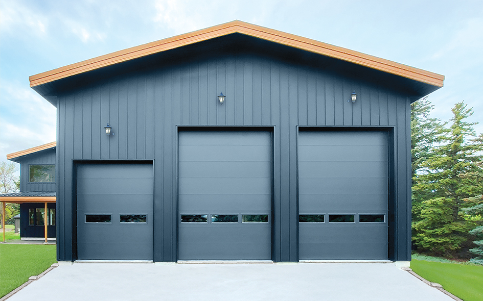 black frost steel garage doors