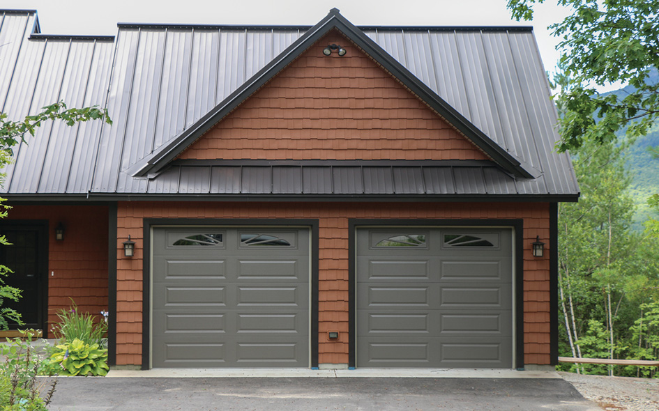 custom long panel insulated steel garage door